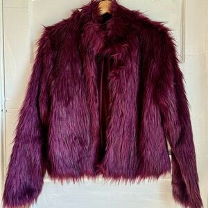 Fashion Nova purple faux fur coat 💜